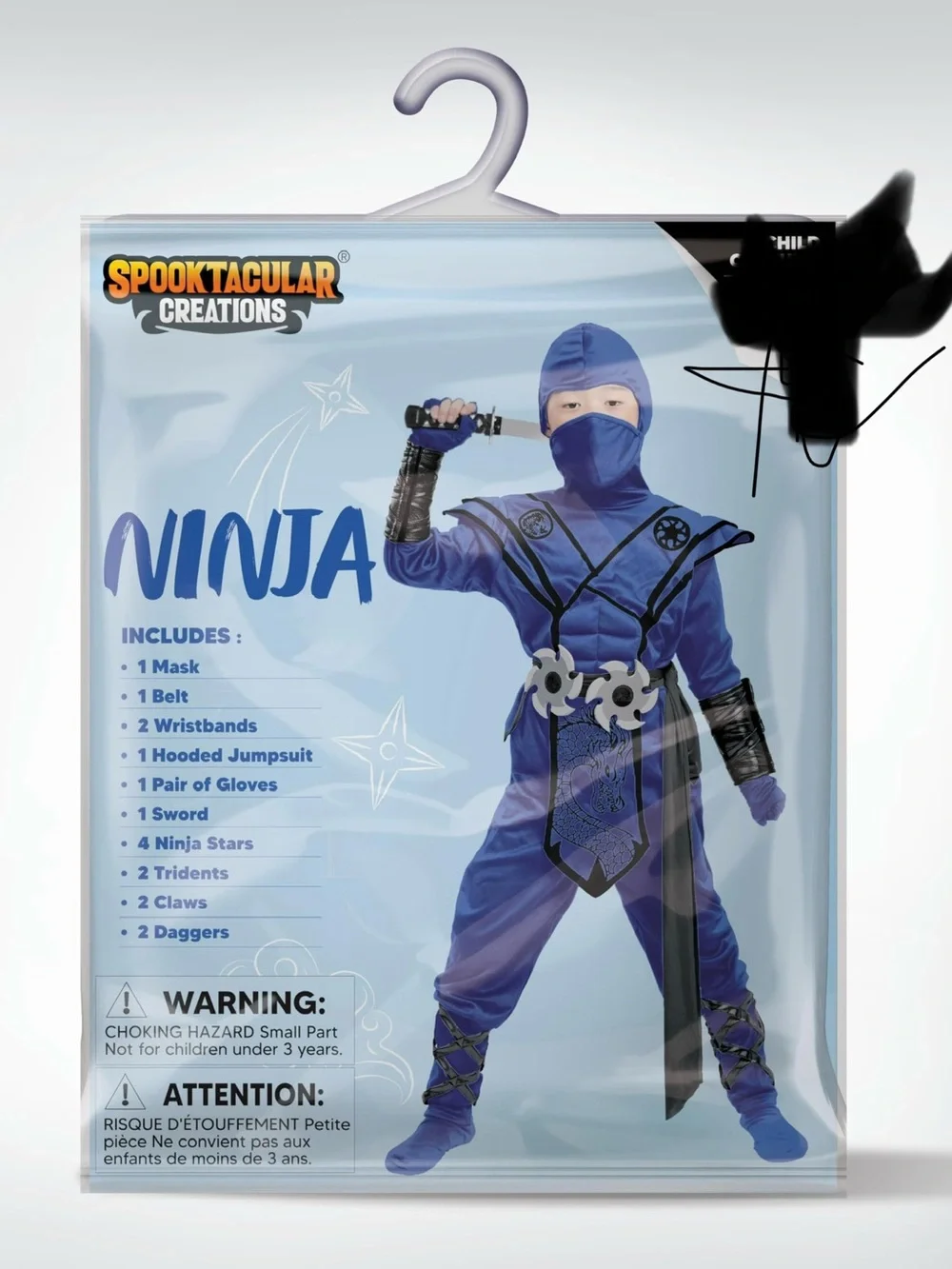 Spooktacular Creations Halloween Ninja Costume